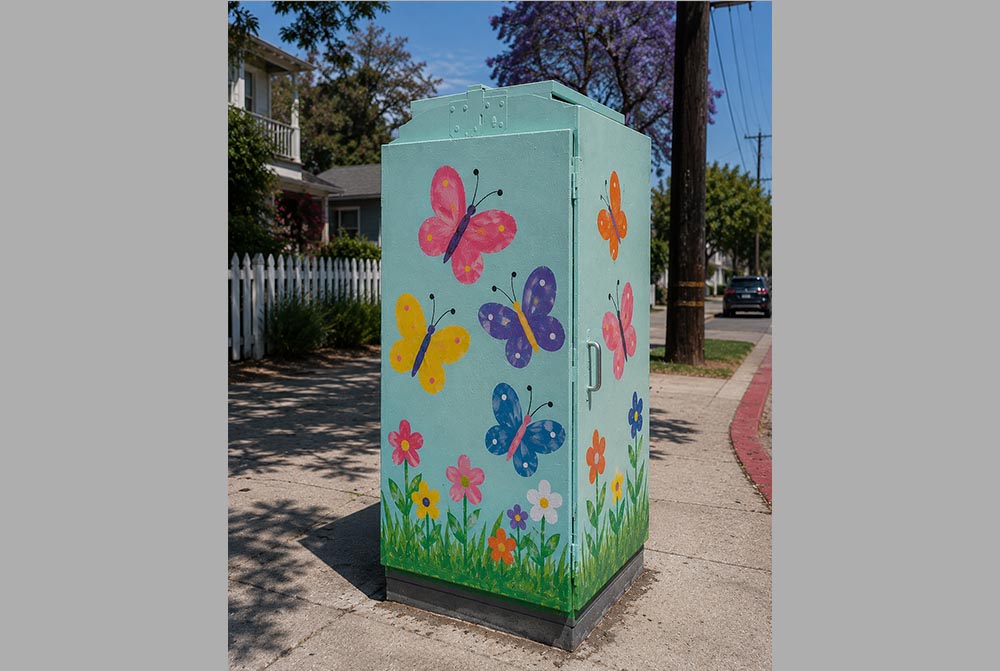 Rotary Club Utility Box Painting 8