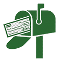 Icon mail payment